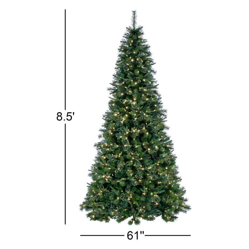 Cashmere Pine Artificial Christmas Tree, 8.5' H