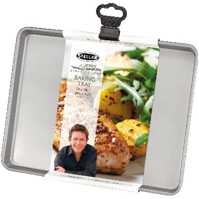 Stellar James Martin Non-Stick Stainless Steel Aluminum Silicone
