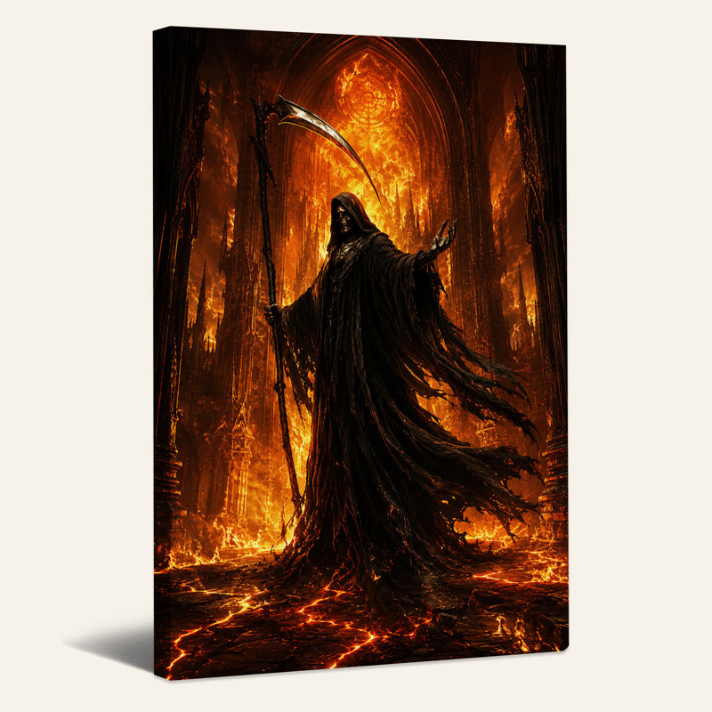 Art mural sur toile Halloween, H 24 po x l 16 po
