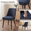 Chaise d'appoint rembourrée en bois massif Bremment-751653701