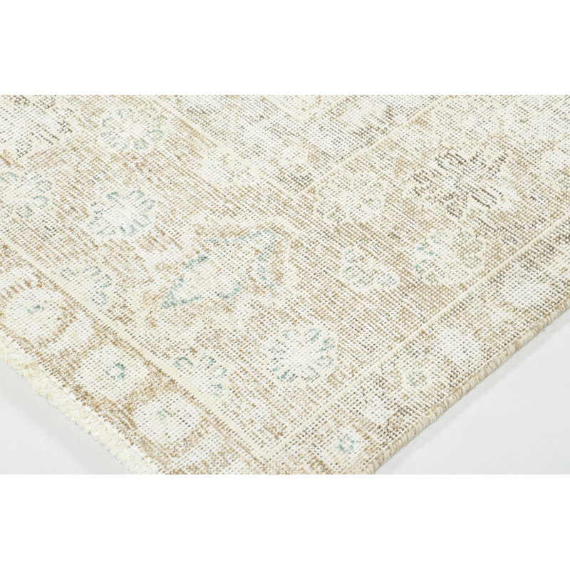 Distressed One-of-a-Kind 9'6X12'0 Hand Knotted Area Rug