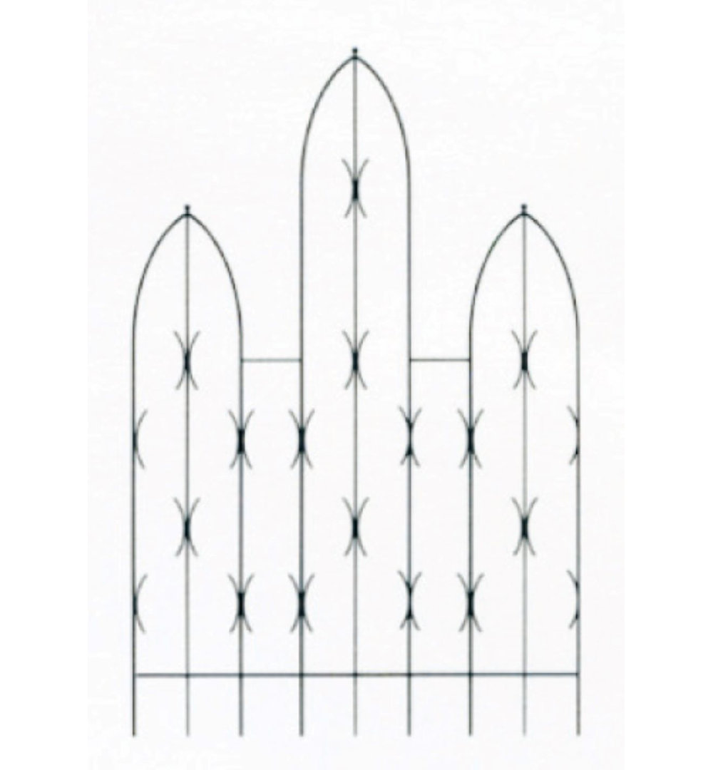 Lynnfield 180cm H x 91.4cm W Gothic Trellis