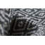 River Geometric Area Rug in Black-1465595055