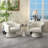 Iryanna 25.2'' Wide Tufted Swivel Barrel Chair-2027843190-2052745383