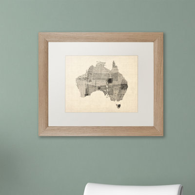 «Australie carte postale», impression encadrée