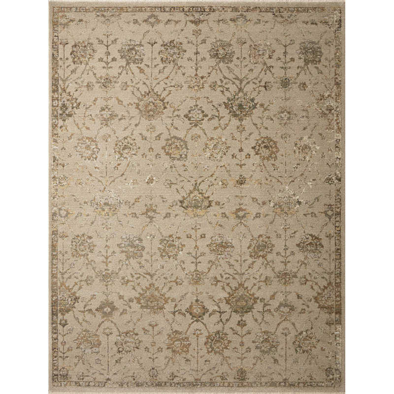 Febbas Performance Oriental Indoor Rug, Rectangle 5' x 7'10"