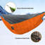 Simple et double hamac encastré pleine longueur pleine longueur sous les courtepointes pour hamacs, sac à dos de camping essentiel, isolation par dessous chaud pour l'hiver par temps froid UQ-1904203878