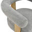 Ensemble de 2 fauteuils demi-tonneau rembourrés Mid-Century-2023504224