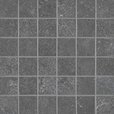 Carreau de mosaïque en porcelaine 2 po x 2 po Blues Vintage