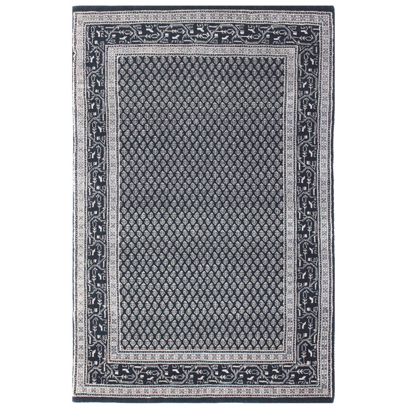 Oriental Area Rug, Rectangle 4' x 6'1"