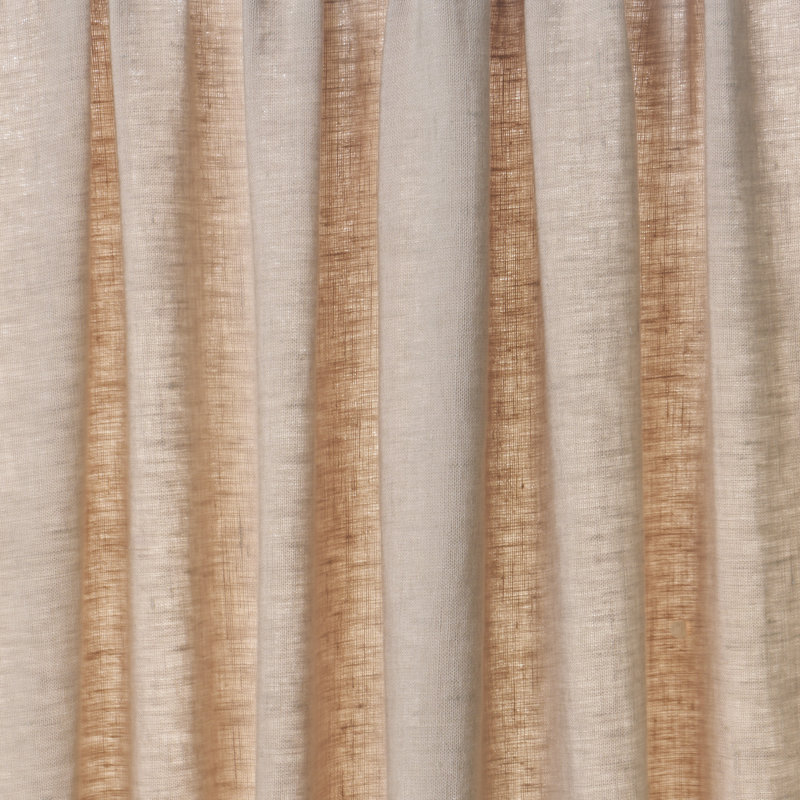 Leslie Stonewashed Sheer Fabric, Beige