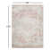 Tapis oriental rose / blanc Cabello
