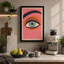 Bold Eye Study Pop Art - Wrapped Canvas-114032698-114032693