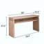 Console, console rustique moderne, table d'entrée étroite, table de canapé en bois, table de couloir avec rangement, table d'entrée avec tablette ouverte, console de style maison de campagne