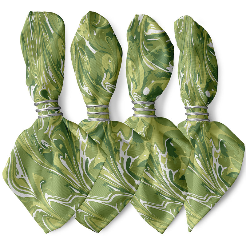 Ensemble de serviettes 4 pièces Amatul Mélange, Bleu