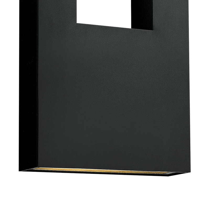 Mujtaba LED Wall Light, 27W LED, Satin Black