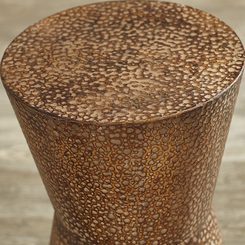 Iron Top End Table