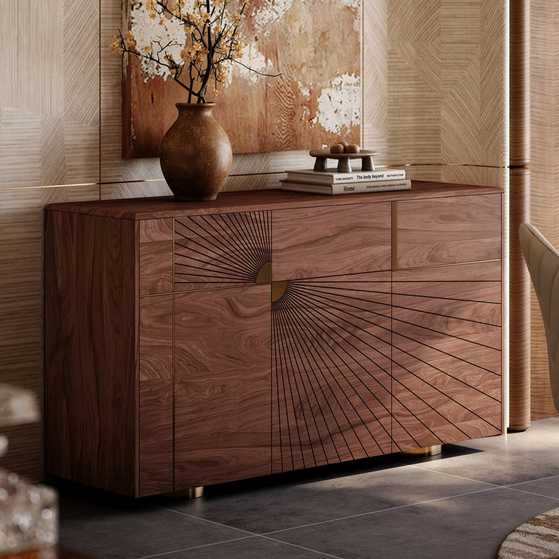 Buffet luxueux rétro de style chinois