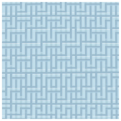 Blue Maze Pattern Wall Tapestry - Maze Wall Decor