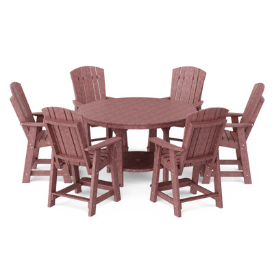 Heritage 7-Piece 60" Pub Counter Set