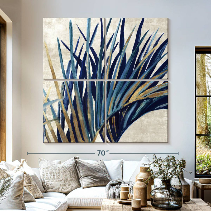 Harnek Easing Palm I, 57" H x 57" W