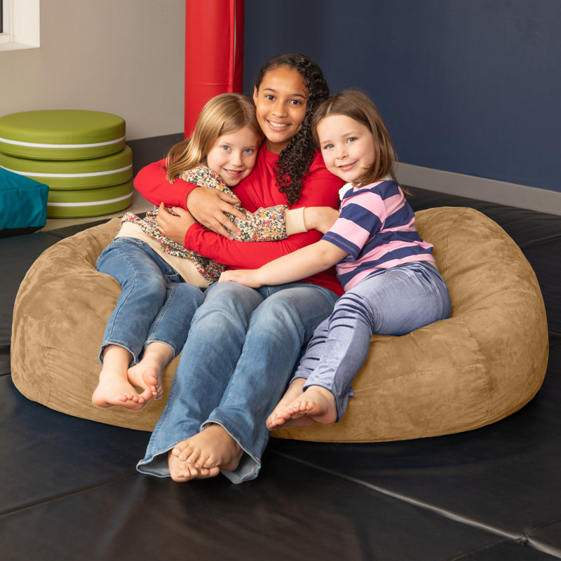 Fauteuil à billes et chaise longue à 4 pieds Jaxx Jr., Chameau