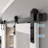 Standard Double Door Barn Door Hardware Kit-60571036
