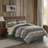 CEDAR COURT Mountainside Tan Ultra Soft Microfiber Reversible Comforter Set-499087616