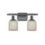 Éclairage pour salle de bain à intensité variable en métal à 2 lumières avec abat-jour en verre l 15 po Brysin-1085497939-1085497929