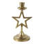 Sagebrook Home 9X5" Star Taper Holder, Gold
