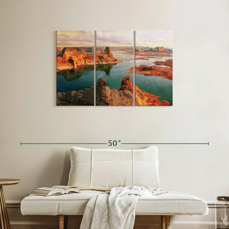 Canyons d'Alvord et lac Powell, H 24 po x l 38 po