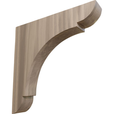 1 3/4"W x 10"D x 10"H Large Olympic Wood Bracket, Walnut