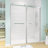 56"-60" W X 75" H Modern Frameless Double Sliding Shower Door, 8 Mm Tempered Glass-115592785