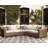 Danny 94.5'' Wide Curved Patio Sectional with Cushions