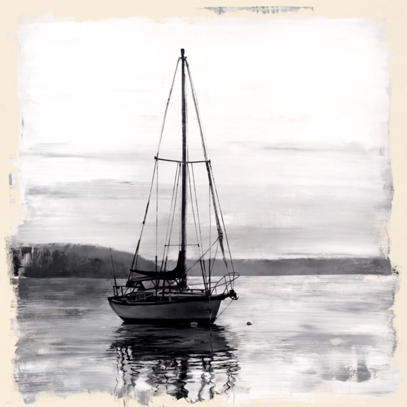 Solitutde Print by Ngo, PC, Black Single Picture Framed, 22'' H x 22'' W