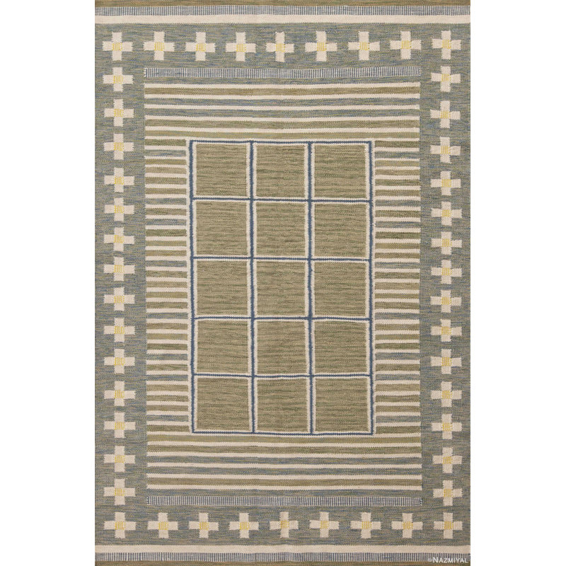One-of-a-Kind 6'1" X 9'1" Flatweave Area Rug