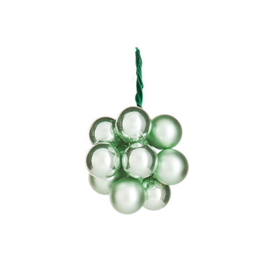 11cm Solid Colour Glass Ball Ornament