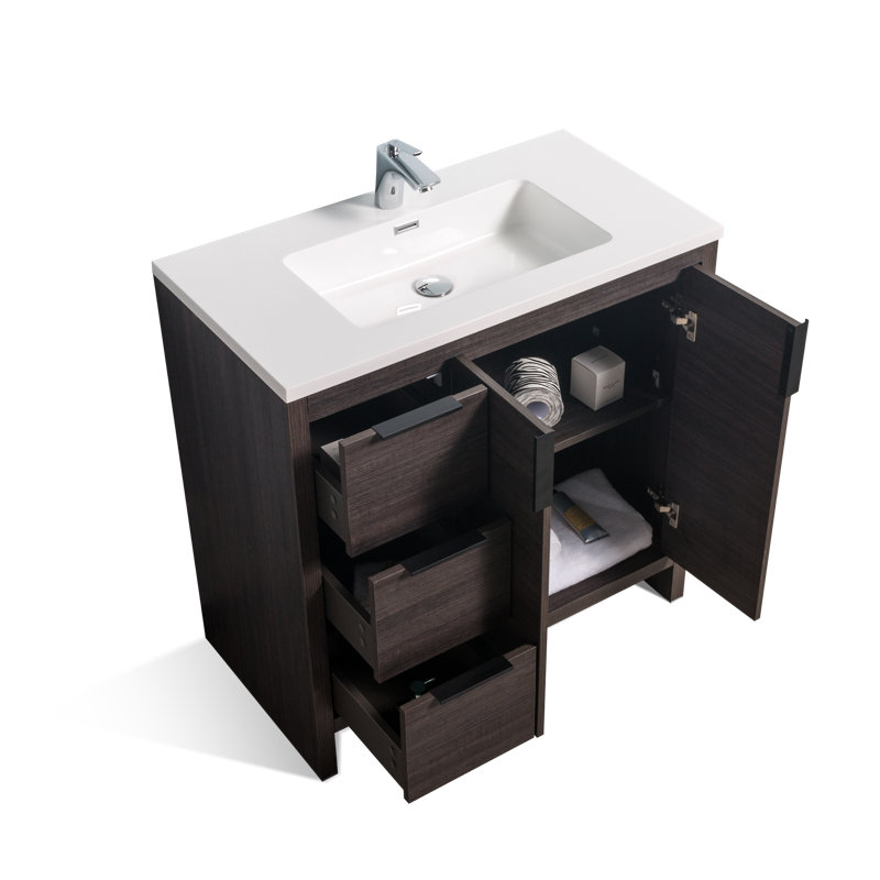 Ensemble de meuble-lavabo simple 36 po Evana