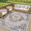 Ashraf Traditional Boho Dark Blue Area Rug-352598526