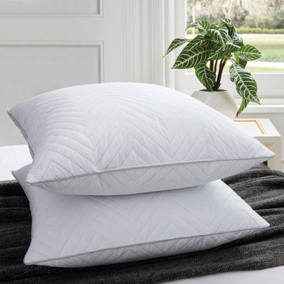 Solid Colour Feather Pillow Insert