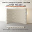 Honeycomb Foldable Paper Room Divider, Double-Sided Freestanding Partition Screen, No Drill Decorative Space Separator for Home & Commercial Use