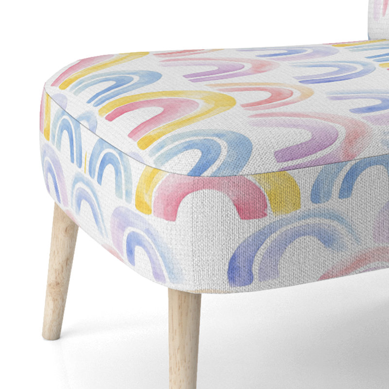 Chaise d'appoint Kids Soft - Chaise d'appoint Rainbow Soft, Chaise d'appoint sans accoudoirs