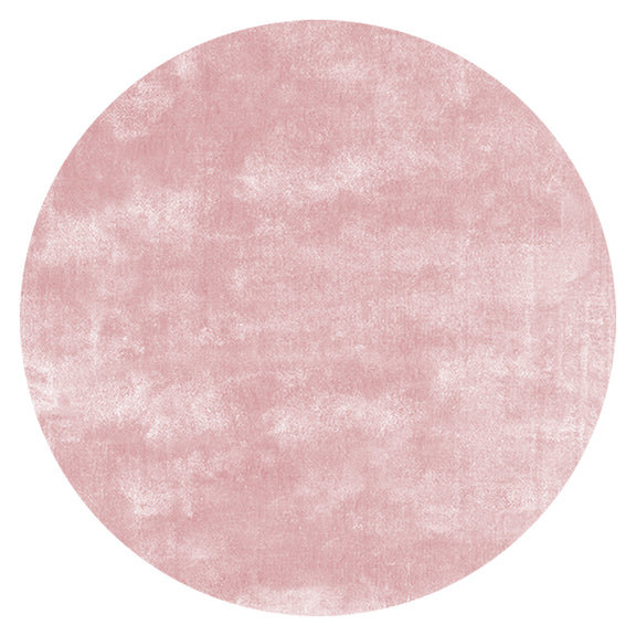 Ground Control Area Rug in Pink, Round 9'10"