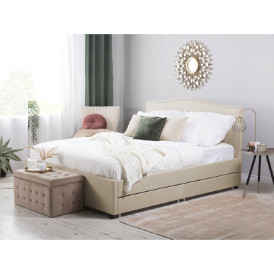 Filton Upholstered Twill Drawers Bed