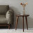Walnut Solid Wood Round Coffee Table Sets