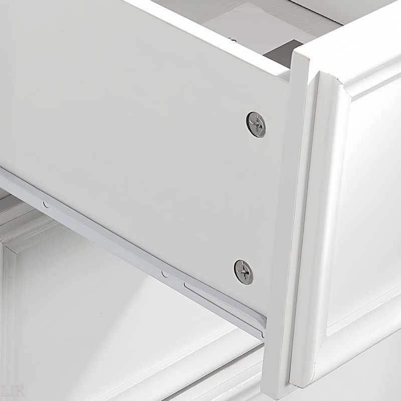 Commode 7 tiroirs Grita, Blanc