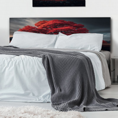 Emeryville - Landscape Forest Upholstery Panel Headboard