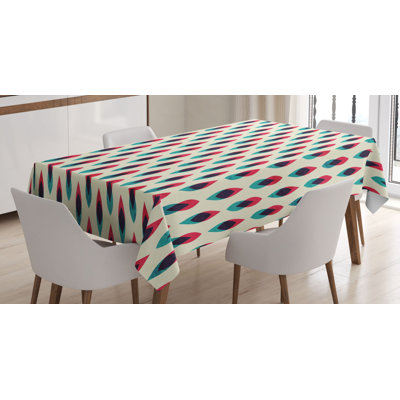 Curve Grunge TraditionalTablecloth