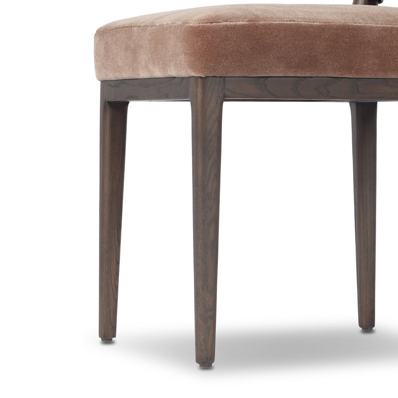 Ryver Dining Chair-Dulane Mahogany, Monte Mushroom