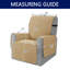 Housse matelassée et réversible pour fauteuil inclinable-50890887-50890290